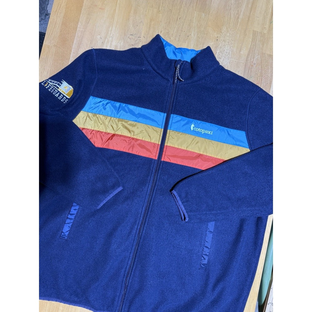 Cotopaxi Teca Fleece Full Zip Jacket Mens 3XL DaVita Lifeguards Colorblock Blue